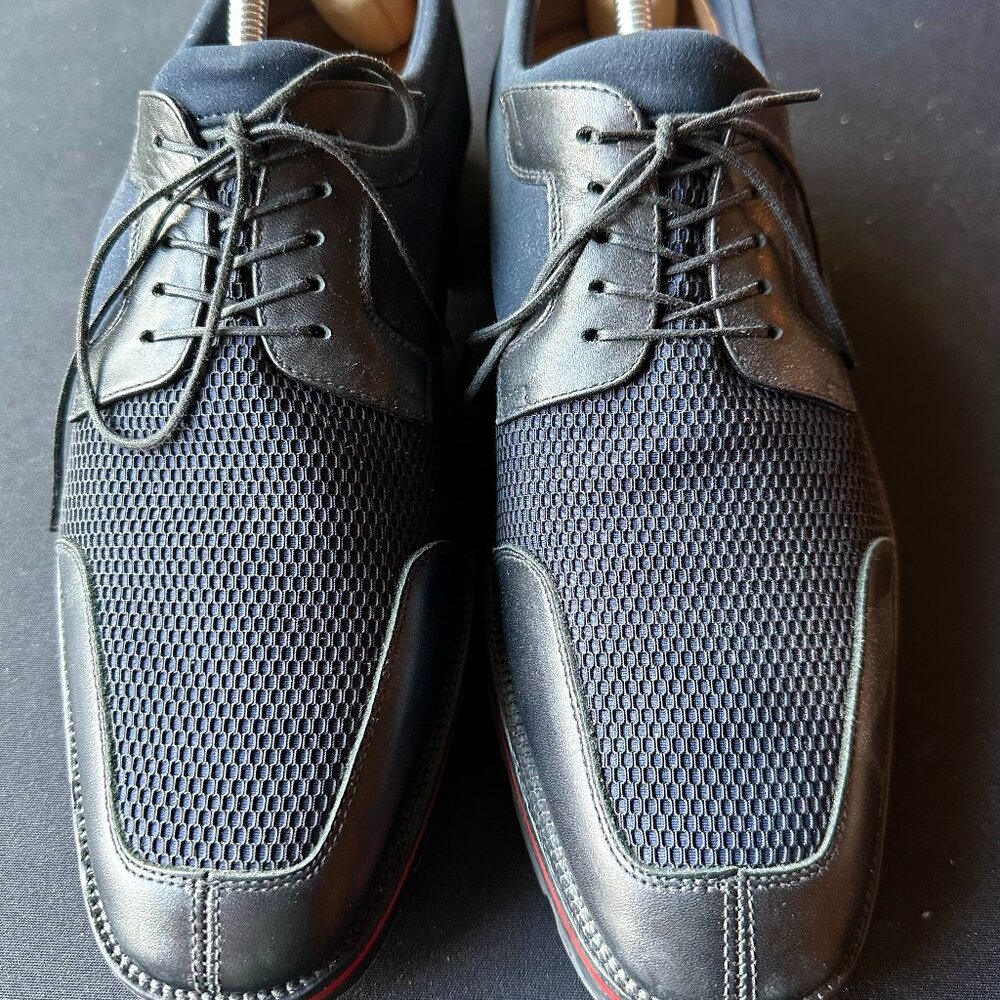 Christian Louboutin Davisol Leather Derby Shoes – Bold Elegance Size 41.5